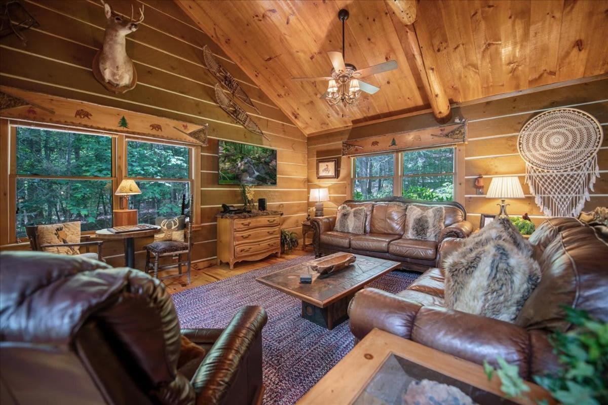Вилла Waterfront Mountain Cabin With Hot Tub Блу-Ридж Экстерьер фото